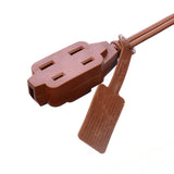 Factory Direct Sales 2X16AWG Brown Insulation Protection ETL Plug Power Cord ExtenTion Cord