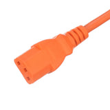 IMQ Certificated Computer Power Cord Y Splitter 3pin Plug with 2 way C13 plug socket