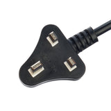 Hot Selling pc computer 2 ac ce leading 3 pin uk power cord h05vv kabel mit schukostecker for hair streightner ac cord