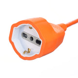 Italia Standard Power Cord 3 Pin Plug Power Cord Connector Orange IMQ Power Cord With Insulation Protection