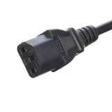 High Quality 3 Pin 16A Plug Power Cord C13 Connector Black Italia Standard Power Cord IMQ Power Cord