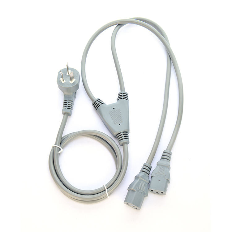CCC Certificated Computer Power Cord Y Splitter 3C Plug with 2 way C13 plug socket 16a 3pin