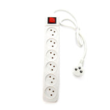Top Quality israel extension cord power strip with 5 universal outlet with extended israel type power cable 3 pin prong plug
