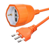 Italia Standard Power Cord 3 Pin Plug Power Cord Connector Orange IMQ Power Cord With Insulation Protection