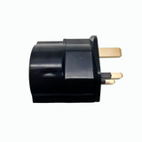 CE certificated universal adapter UK 3 pin plug with fuse to EU socket 2pin with earth contact for Home Appliances