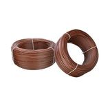 Flexible Cord Round Cables Brown 02 Rv-90 1X0.5mm2 Electrical Power Cable With PVC Jacket