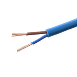 Top Quality RVV 2 Core 2X0.75mm2 Blue PVC Insulation Appliance Electrical Power Cable