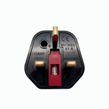 CE certificated universal adapter UK 3 pin plug with fuse to EU socket 2pin with earth contact for Home Appliances