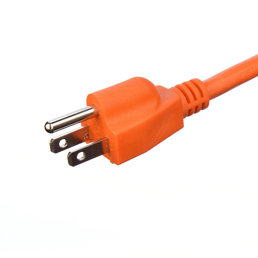 High Quality 3 Pin 3X16Awg Orange American Standard ETL Heavy Duty Extension Cord For Electrical Kettle