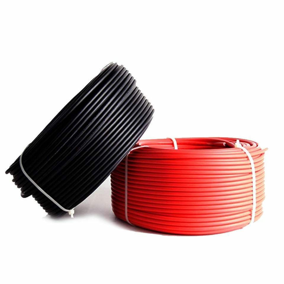 Hot Selling 1x6mm2 XLPO XLPE PV Cable Tinned Cooper TUV Approved for Solar Panel Systems UV protection
