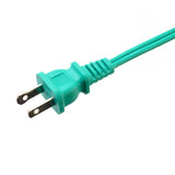 Wholesale Green 2 Pin Laptop Plug Power Cord Extention Cords With Insulation Protection