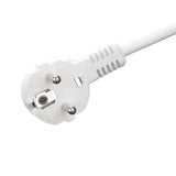 Hot Selling 3 Prong Round Pin Extention Cable White SNI Extention Cord For Home Appliances