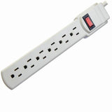ETL Listed 6 Outlet Power Socket 14AWG Cable 3FT For Home Appliances