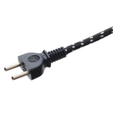 Power cord & extension cord Plug 2 Pin Braided power cord for Electric iron kettle