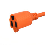 High Quality 3 Pin 3X16Awg Orange American Standard ETL Heavy Duty Extension Cord For Electrical Kettle