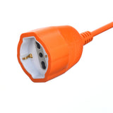 Italia Standard Power Cord 3 Pin Plug Power Cord Connector Orange IMQ Power Cord With Insulation Protection