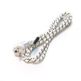 Top Quality VDE Standard Power Cord & Extension Cord 3 Prong Cotton Braided AC Power Cord for Steam Iron