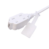 Top Quality American Standard 2X16AWG White 2 Pin Home Microwave Oven Plug Electrical Cord & Extension Cords