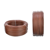 Flexible Cord Round Cables Brown 02 Rv-90 1X0.5mm2 Electrical Power Cable With PVC Jacket