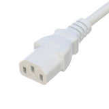 VDE Certificated Computer Power Cord Y-Branch Schuko Plug with 2 way C13 plug socket 16a 2pin